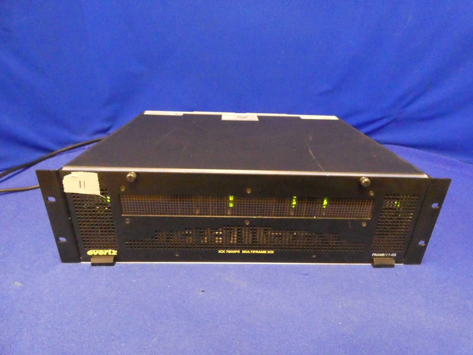 Evertz 7800FR Frame w/4 7767VIPX-8X2 3G/HD X-Link Multiviewer Modules, 2 PS