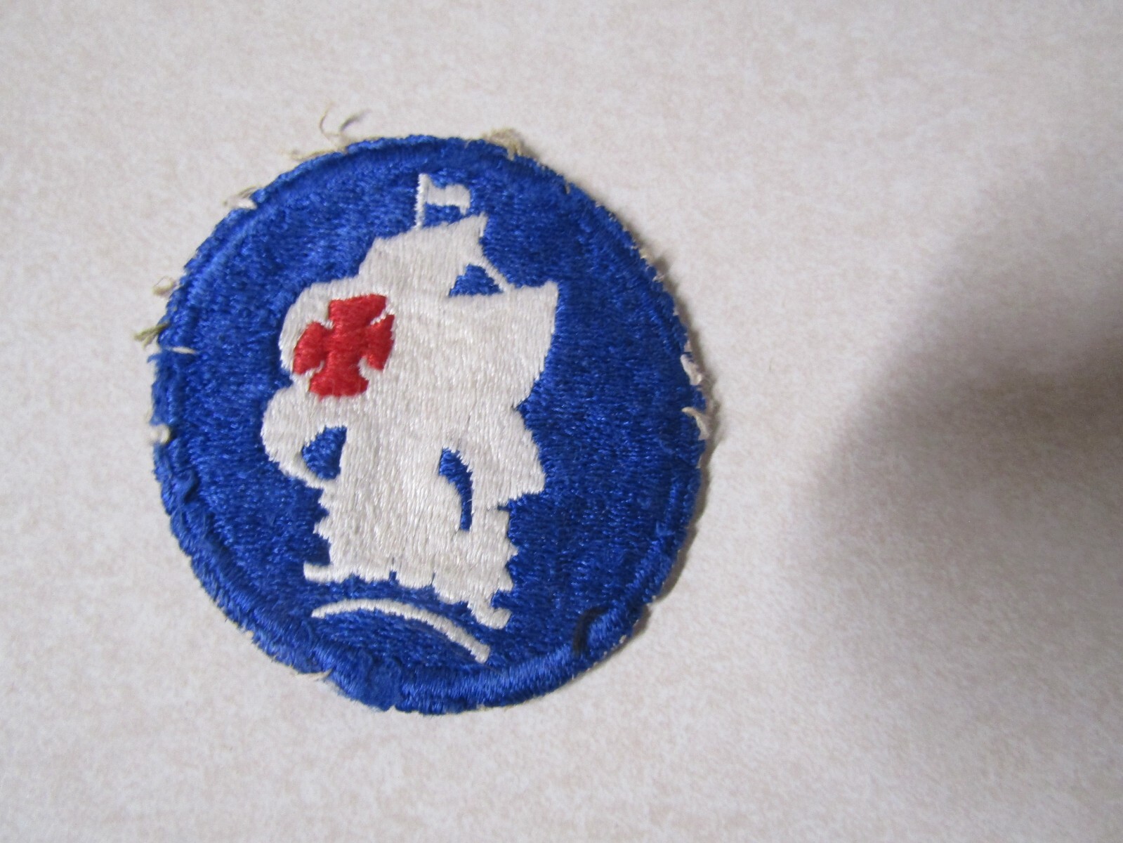 MILITARY PATCH OLD ORIGINAL VWW2 ERA US ARMY SOUTHERN COMMAND NORMANDY UTAH OMAH