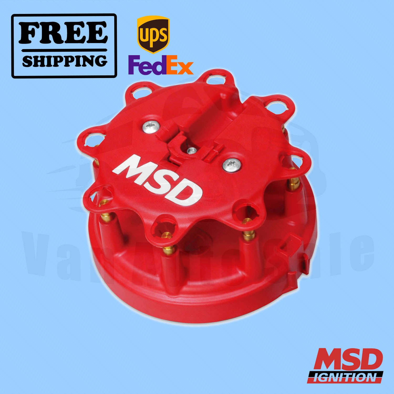 Distributor Cap MSD New for Ford E-350 Econoline 75-1996