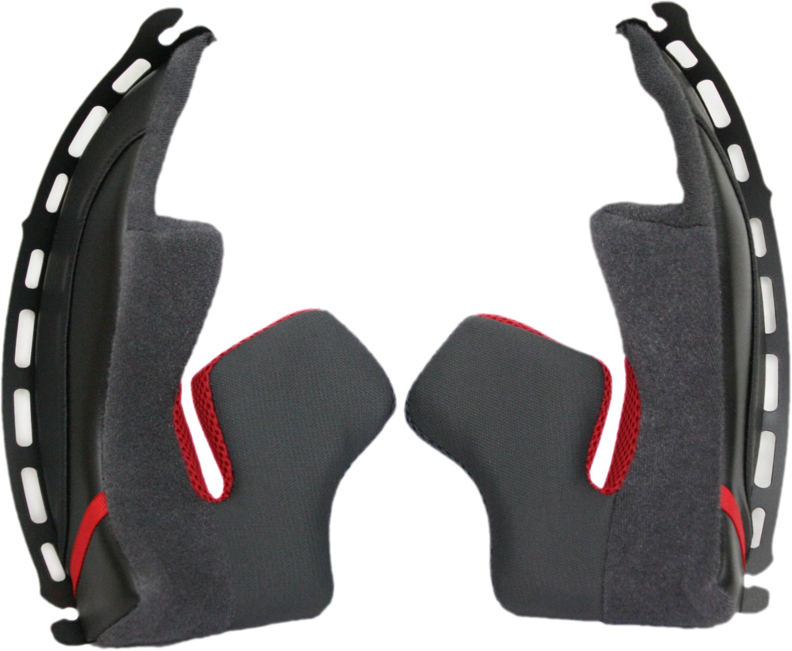 Shoei X-Fourteen Cheek Pad Set 35MM, Grey/Red