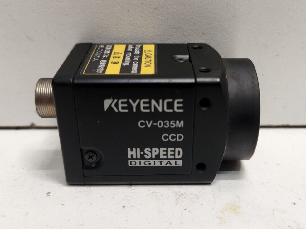 GUARANTEED! KEYENCE CCD MONOCHROME HI-SPEED DIGITAL CAMERA CV-035M