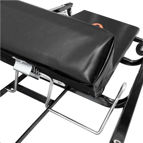 XD74962 40" Metal Creeper with Adjustable Headrest, Fully Padded, Epoxy