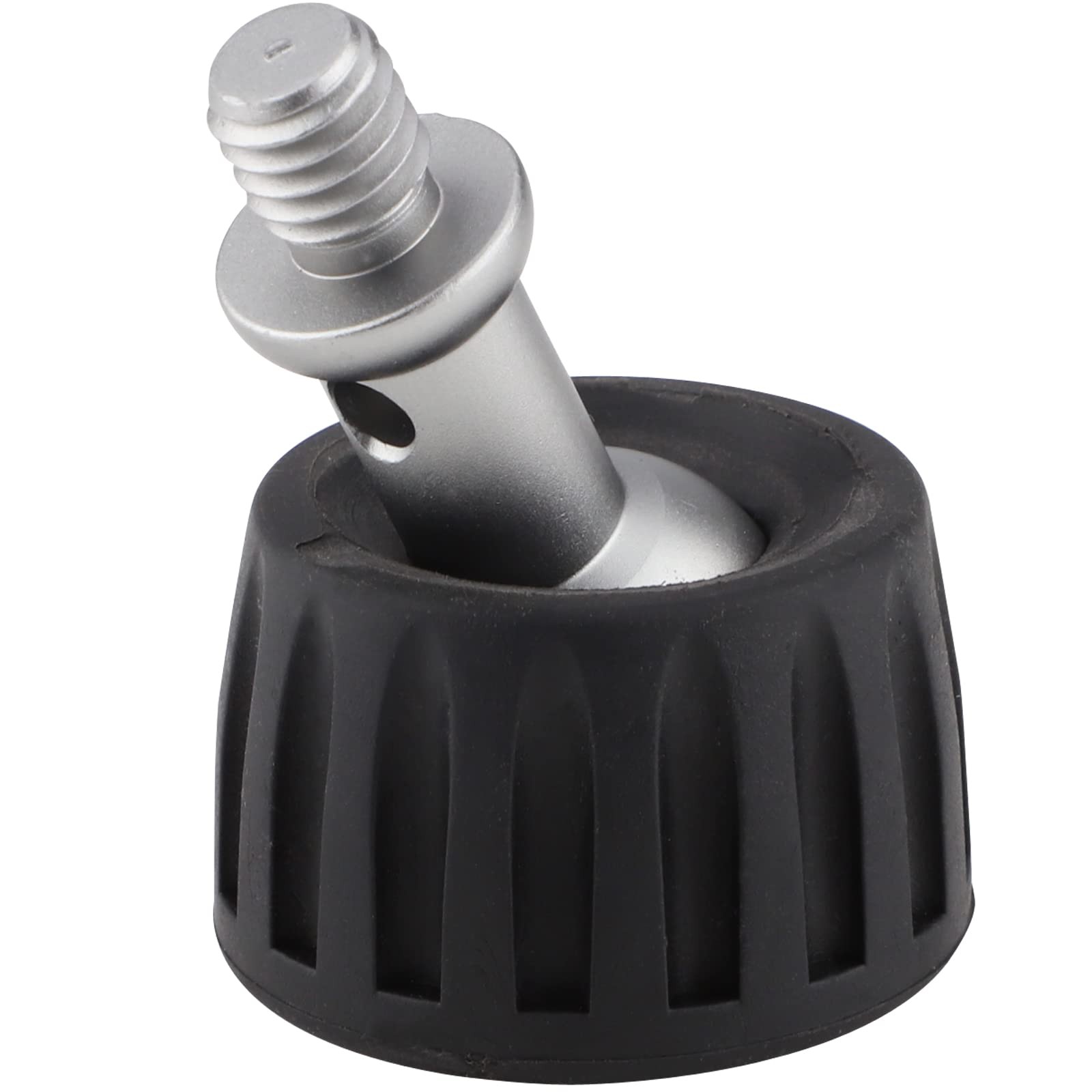 Tripod Feet Rubber 3 PCS With 3/8 Inch Stainless Steel Screw 68mm Width