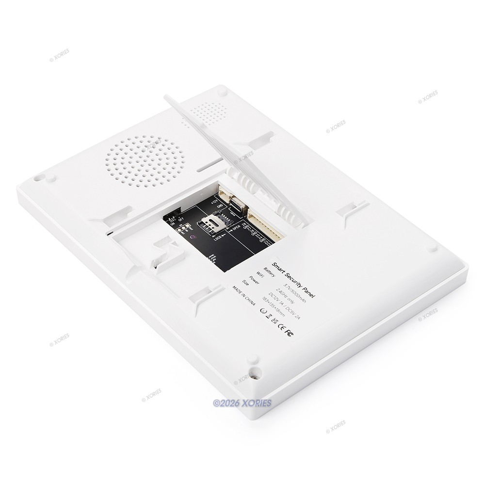 HOMSECUR Wireless WIFI 4G GSM SMS Autodial LCD Burglar Intruder 7" Alarm System