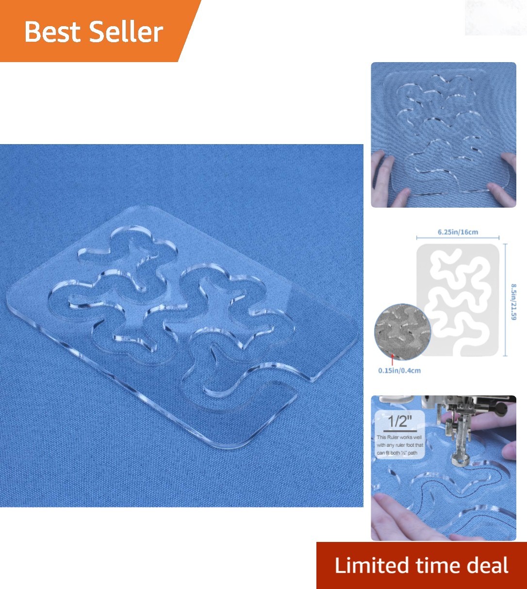 Quilting Templates Sewing Machine Rulers Acrylic Free Motion Quilting Stencils