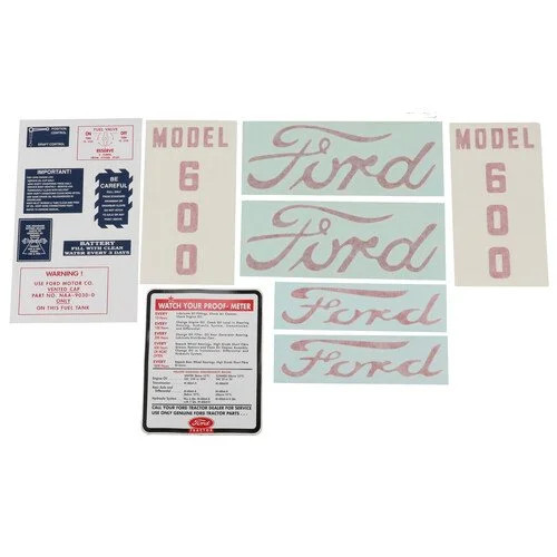 Decal Set Vinyl fits Ford 600