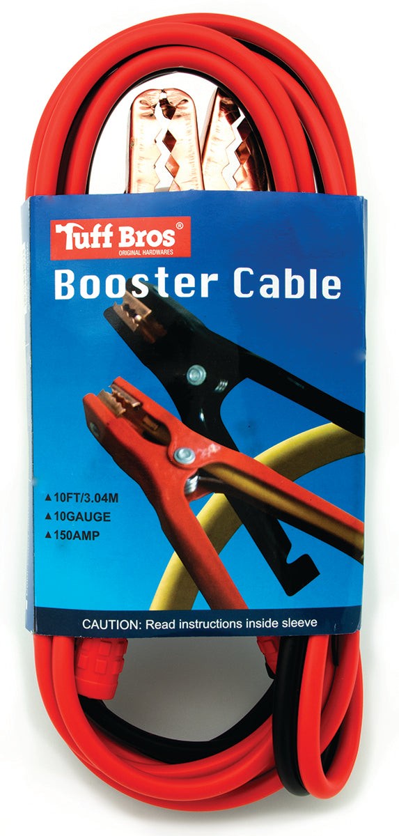 10' 10-Gauge Booster Cables, 150 Amp (Case of 24)