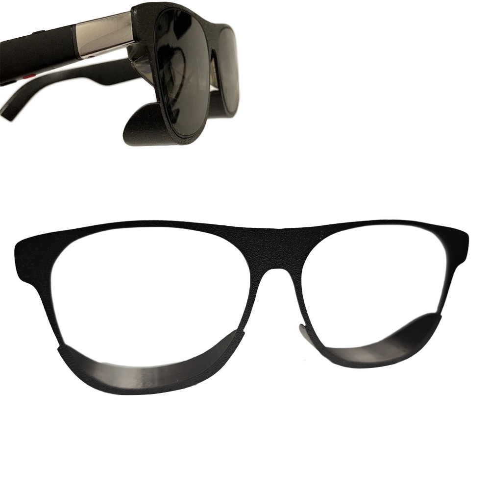 For Xreal One Black Screen Shade Lens Protector Bottom light shield