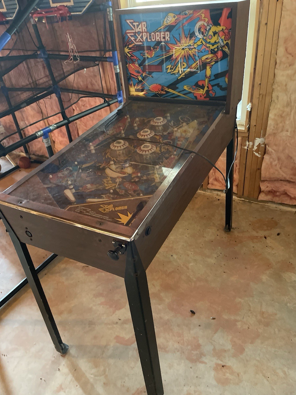 Vintage Star Explorer Pinball Machine