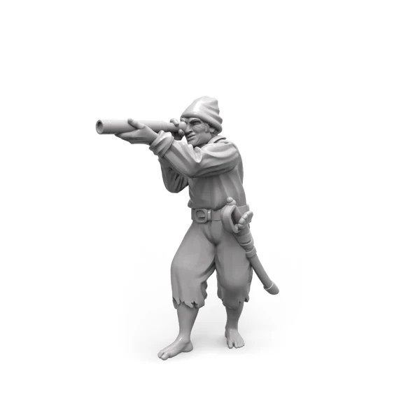 Blood & Plunder: Sharp-eyed Lookout Character Model (New, Unpainted)