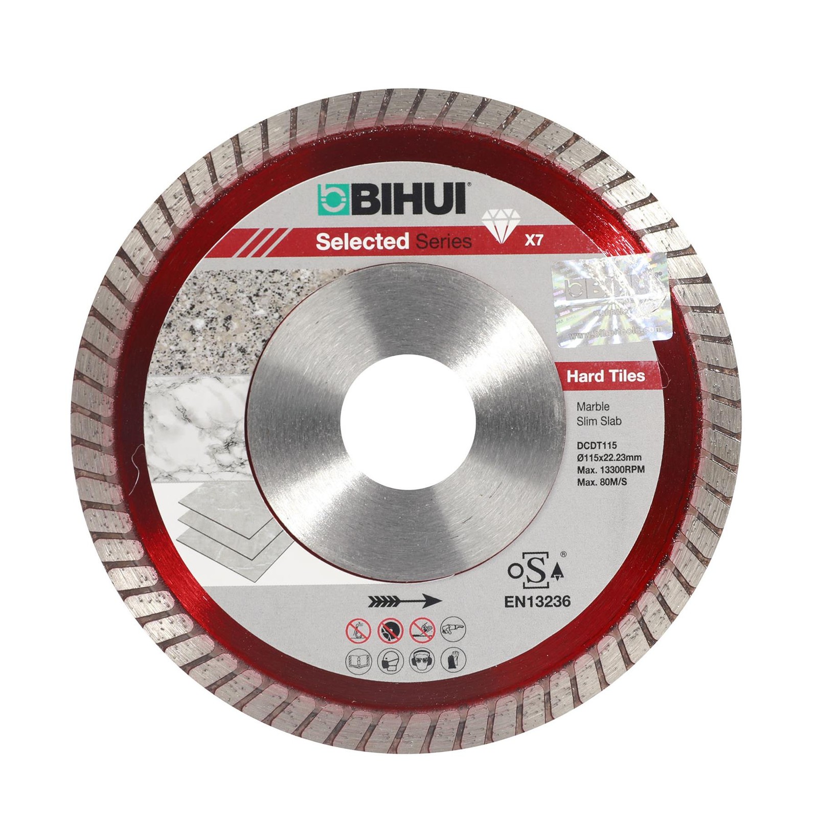 BIHUI B-Turbo Diamond Cutting Blade, 4.5-Inch - DCDT115