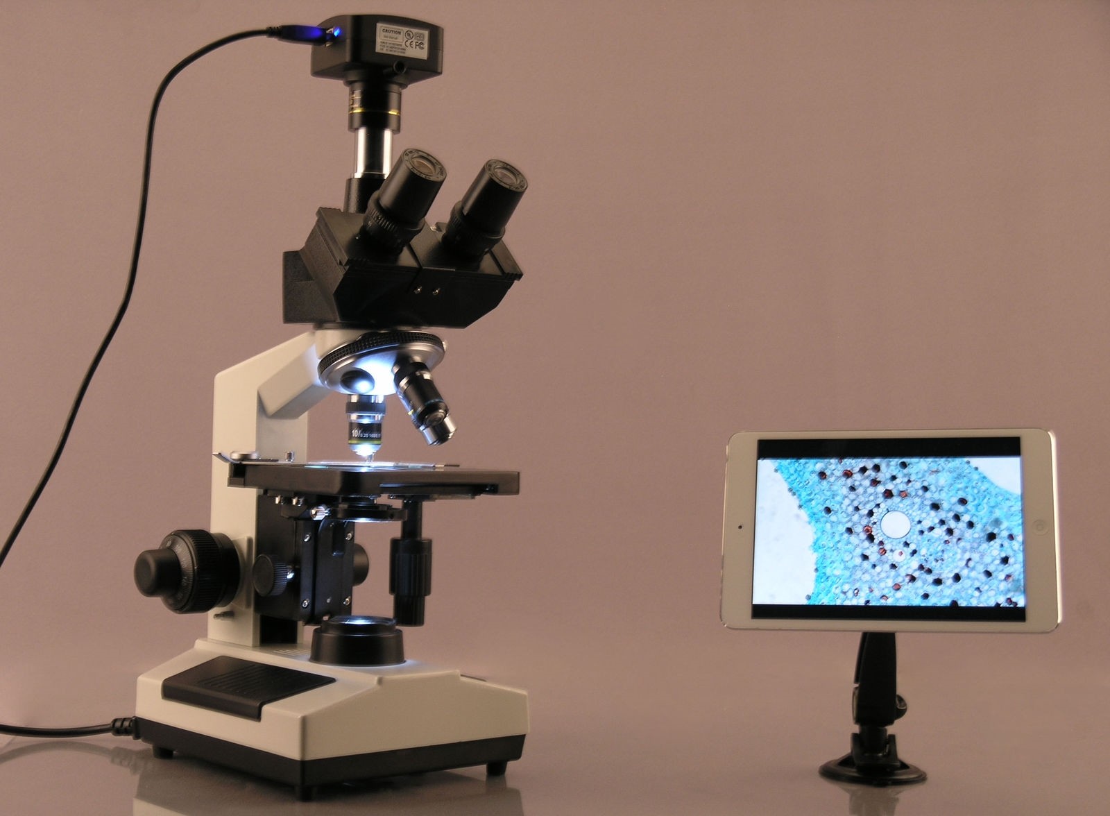 AmScope WF100 720p Wi-Fi Microscope Digital Camera + Software