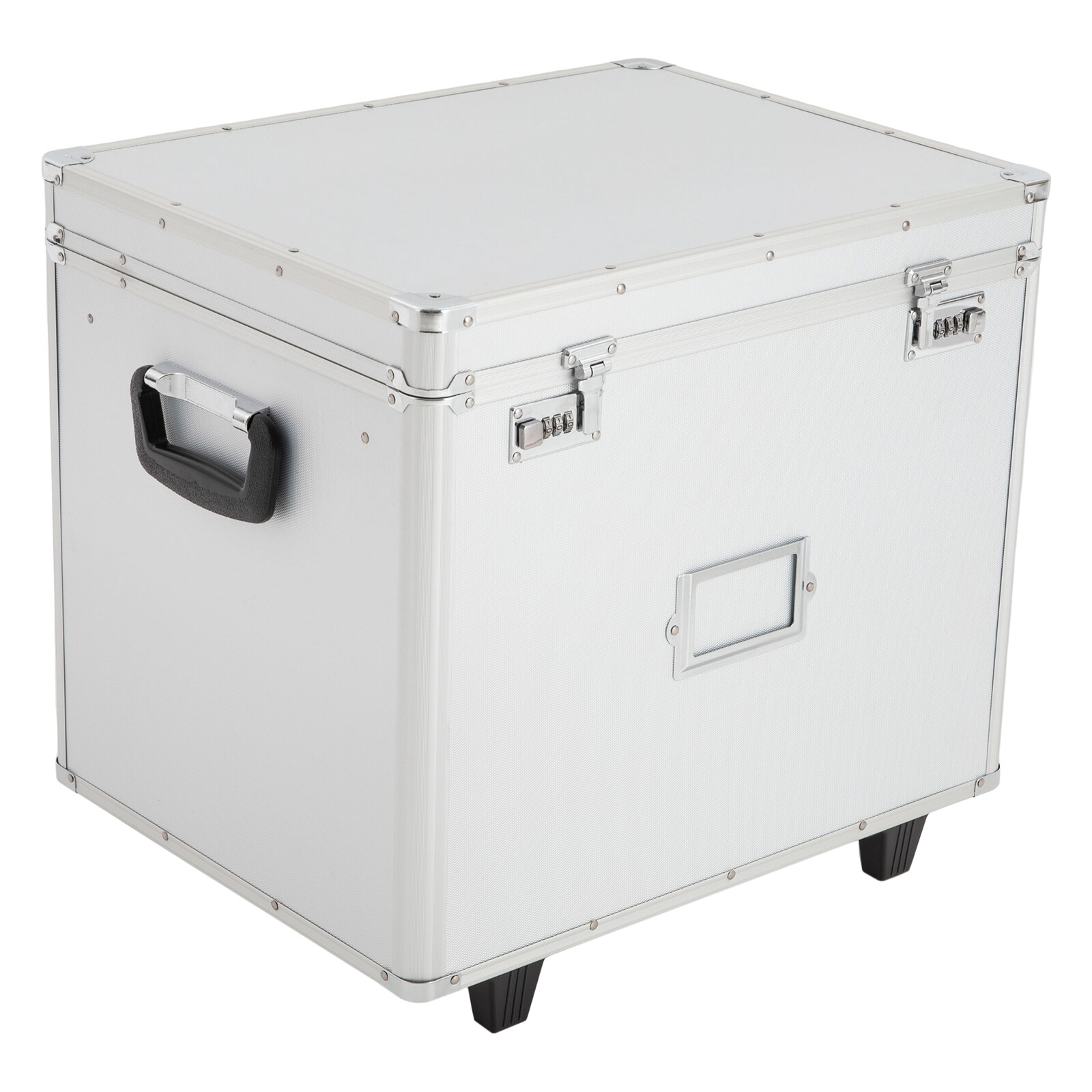 Locking Mobile Business Case, Hand Pull File Case, Office File Organizer Box