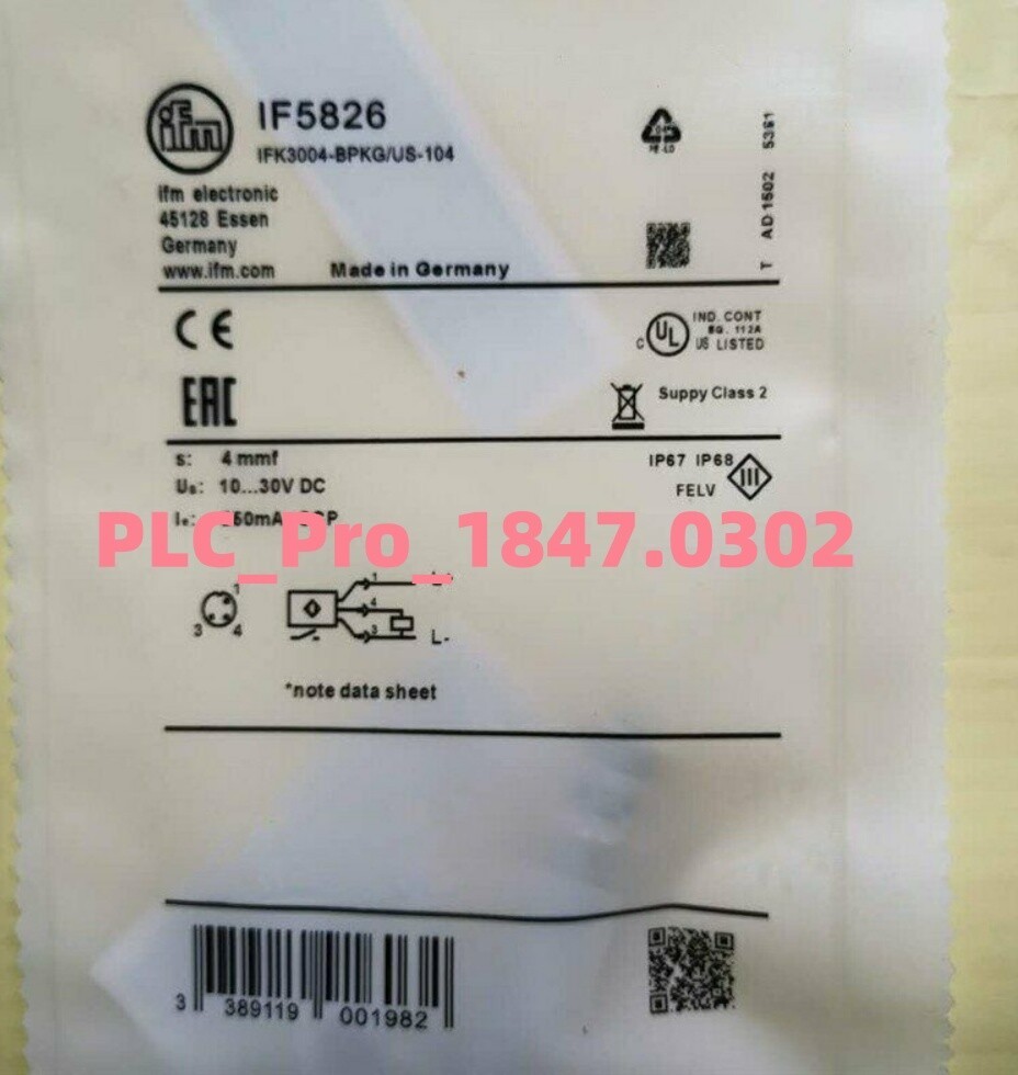IF5826 1PC New IFM IF5826 Proximity Switch Sensor