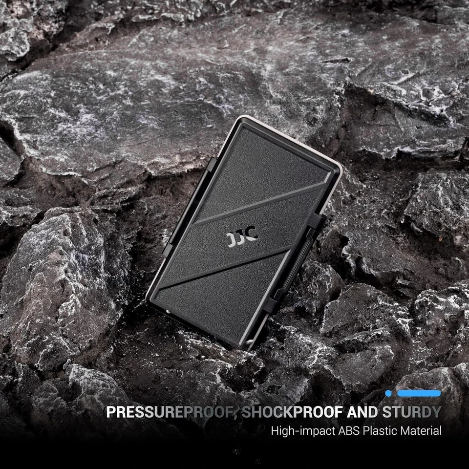30 Slots Micro SD Card Case with Index Label, Water Resistant & Shockproof Micro