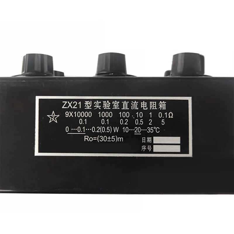 ZX21 Precision Variable Decimal Resistance Resistance Box 0.1R Rotary DC