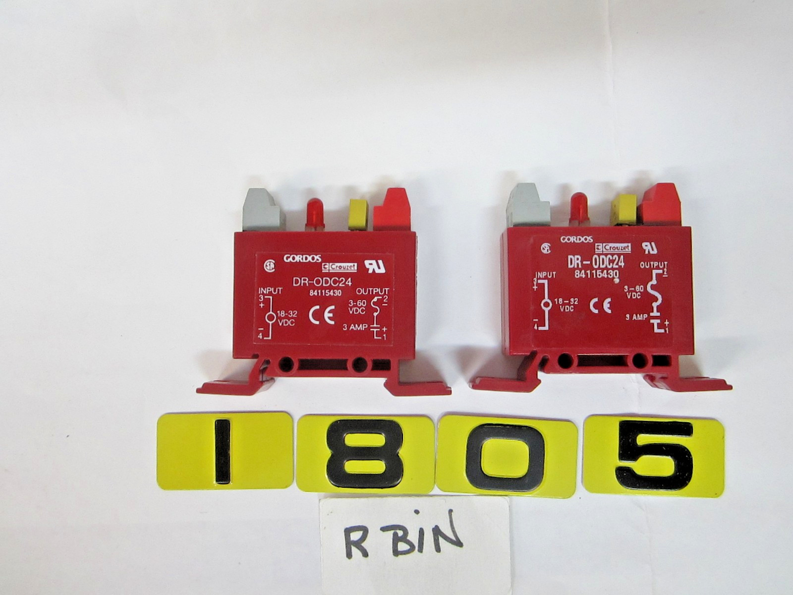 GORDOS DR-ODC24 SOLID STATE RELAY    LOT OF 2