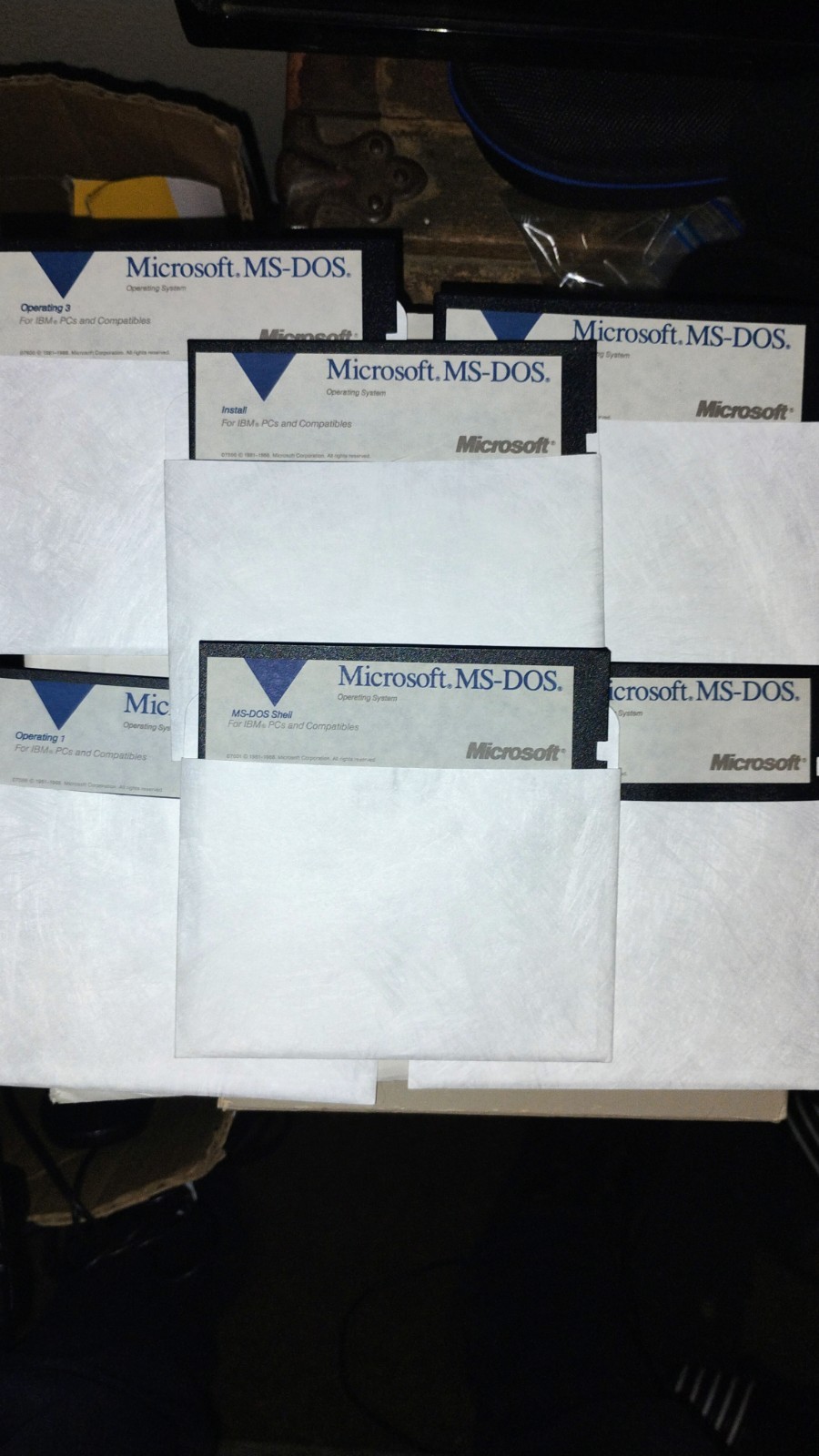 Microsoft MS-DOS Operating System Version 4.01 5.25 in Floppy Disc