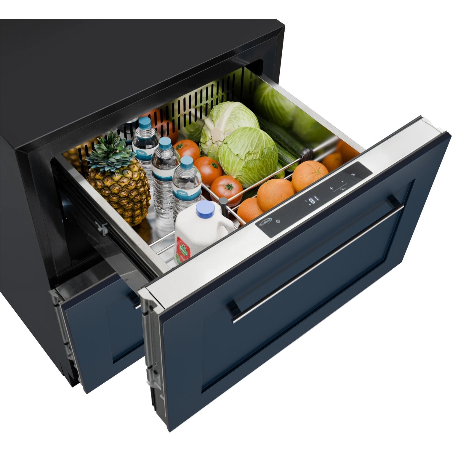 23" Panel Ready Drawer Refrigerator in Black