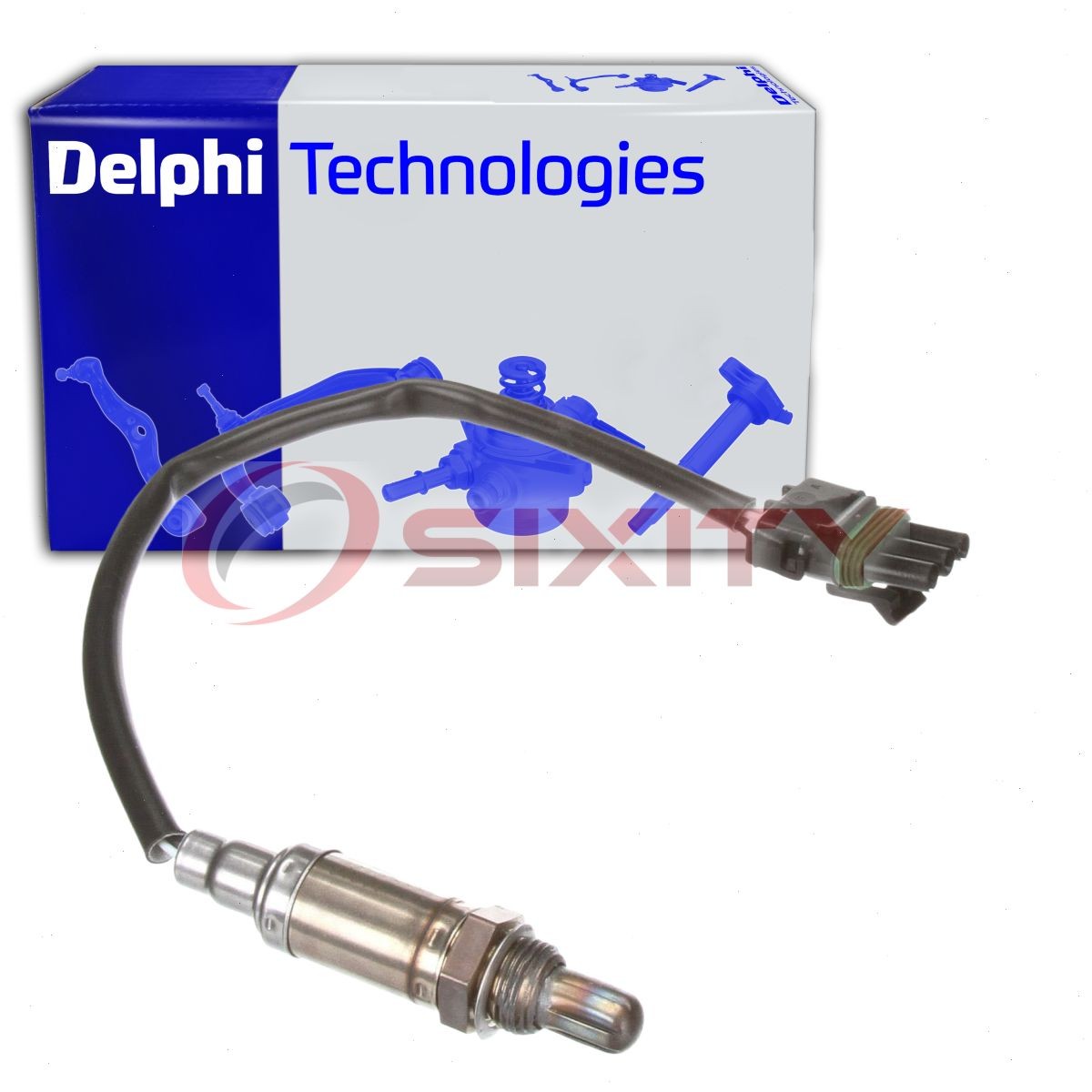Delphi Front Oxygen Sensor for 1990-1995 Chevrolet Corvette 5.7L V8 Exhaust bn