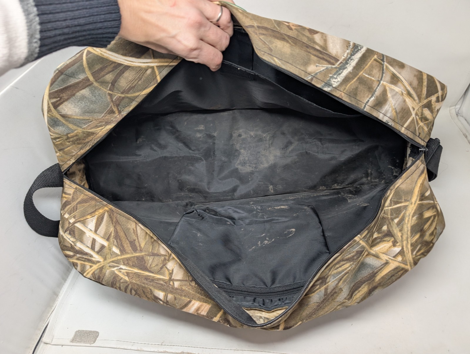 Splash Cool Waterfowl Gear Hunting Bag Realtree Advantage Max 4 HD Camo VTG