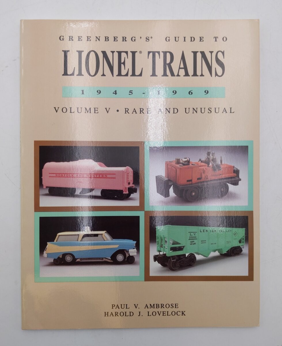 Greenberg's Guide to Lionel Trains, 1945-1969 vOL.1945-69 Paperback Book EX