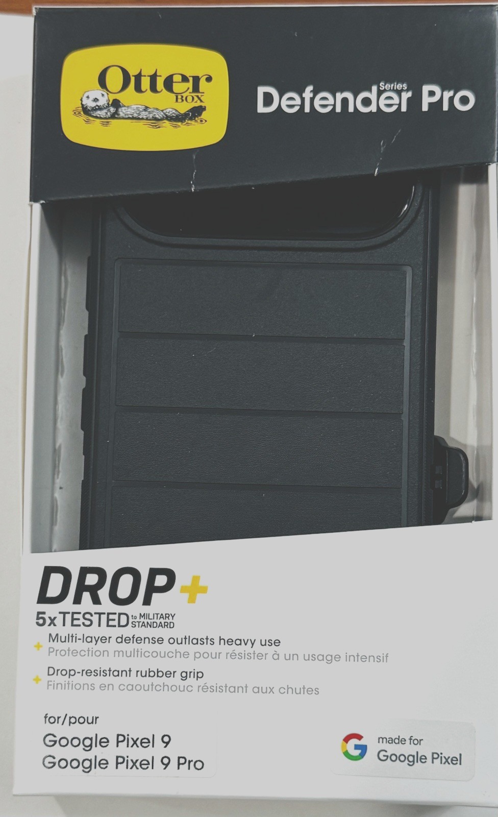 Otterbox Defender Pro Series Black Case for the Google Pixel 9 and 9 Pro