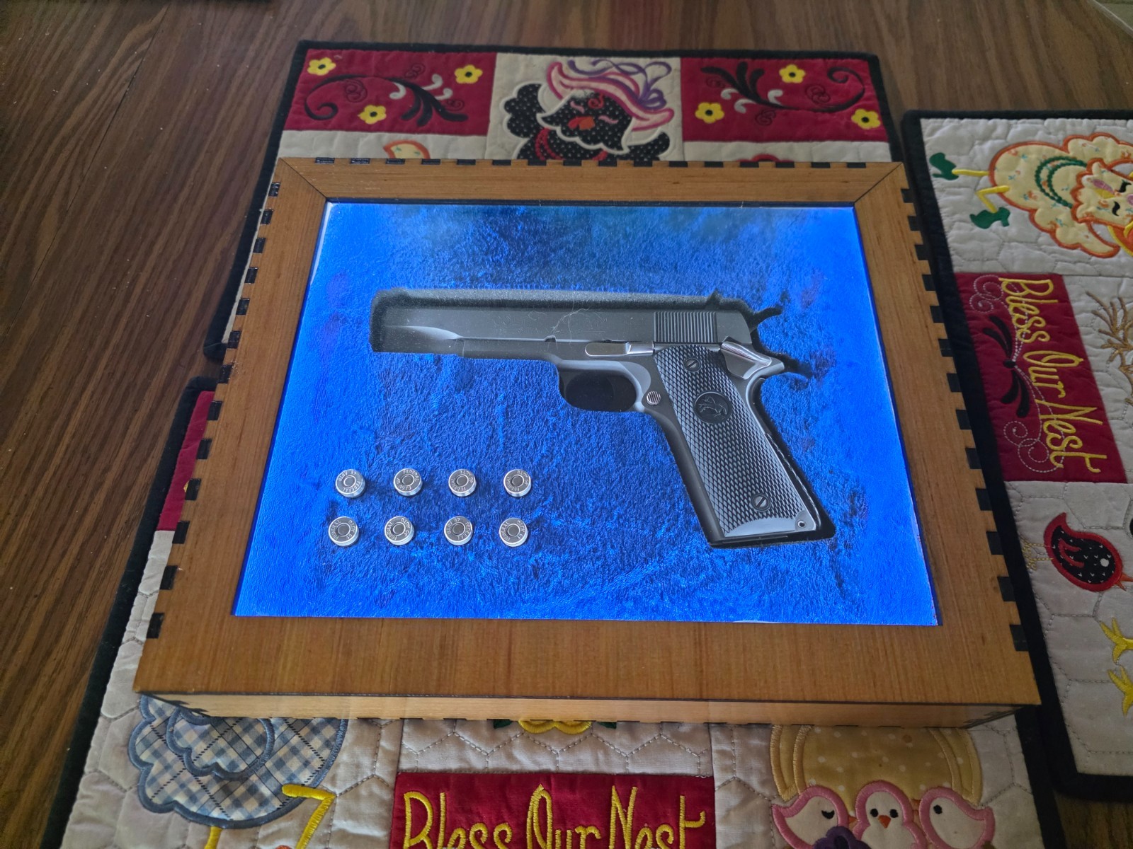 Wooden Pistol Box