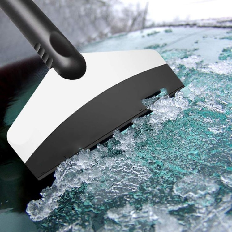 Stainless Steel Ice Scraper & Snow Remover for Car Windows, 17x11cm, 3 Pack