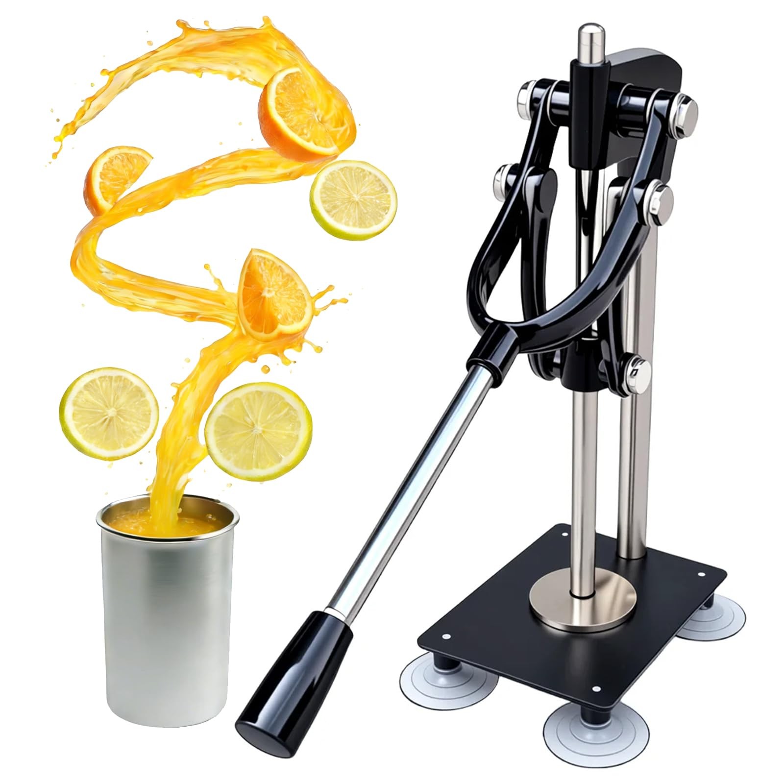 Heavy Duty Hand Juicer, Lemon Press & Citrus Press - Metal Juicer Hand Press