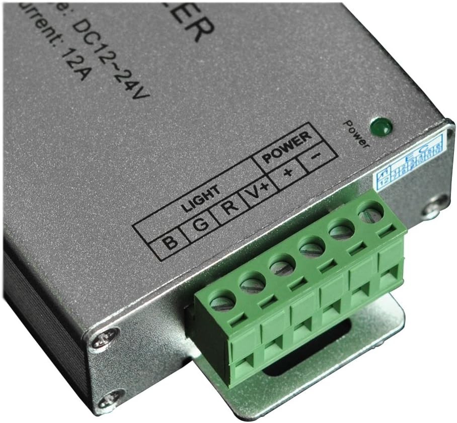 DC12~24V LED Controller 12A 4-Key RGB Controller RF Wireless Control Switch