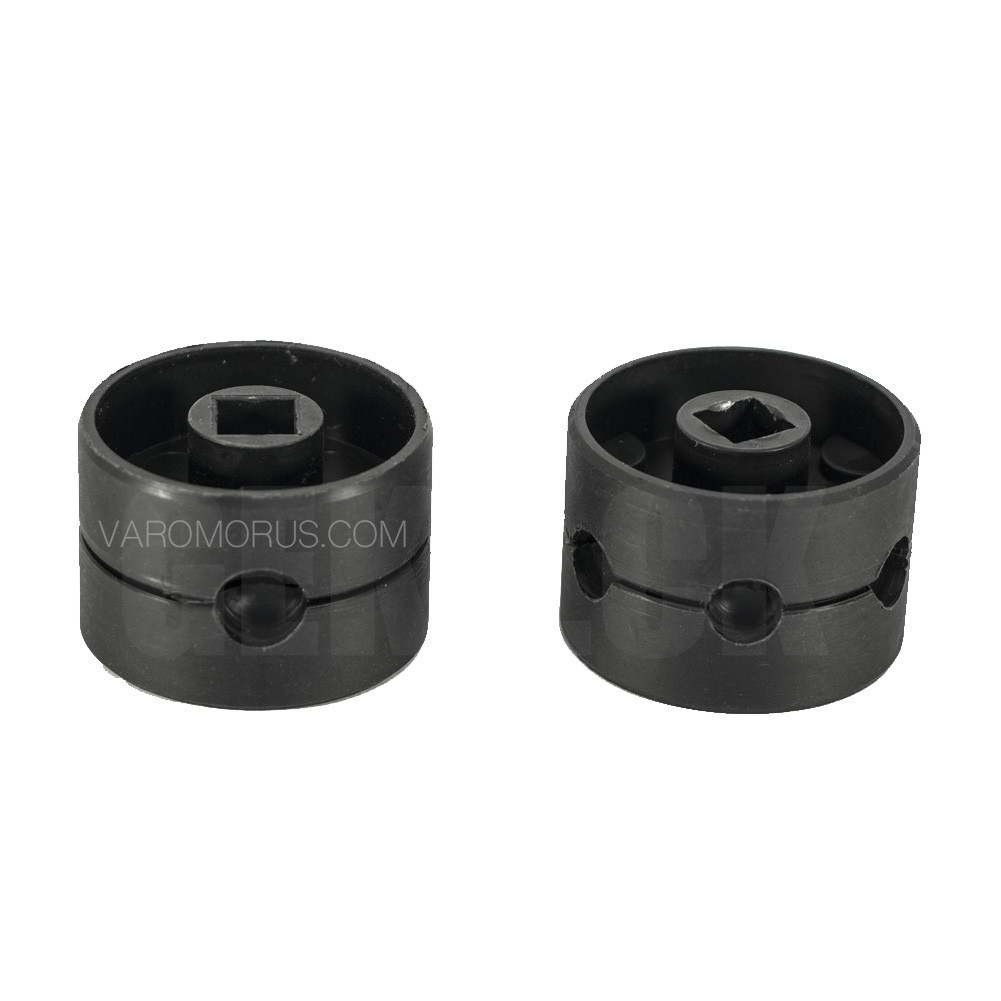 2X NOZZLES for Manual Garden Home Seeder Hand Row Manual Steel Vegetable Seeds