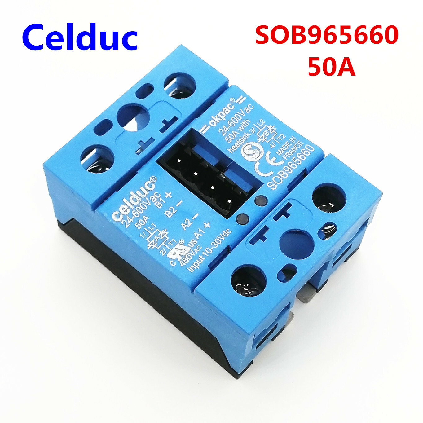Celduc solid state relay SOB965660 50A 24-600VAC