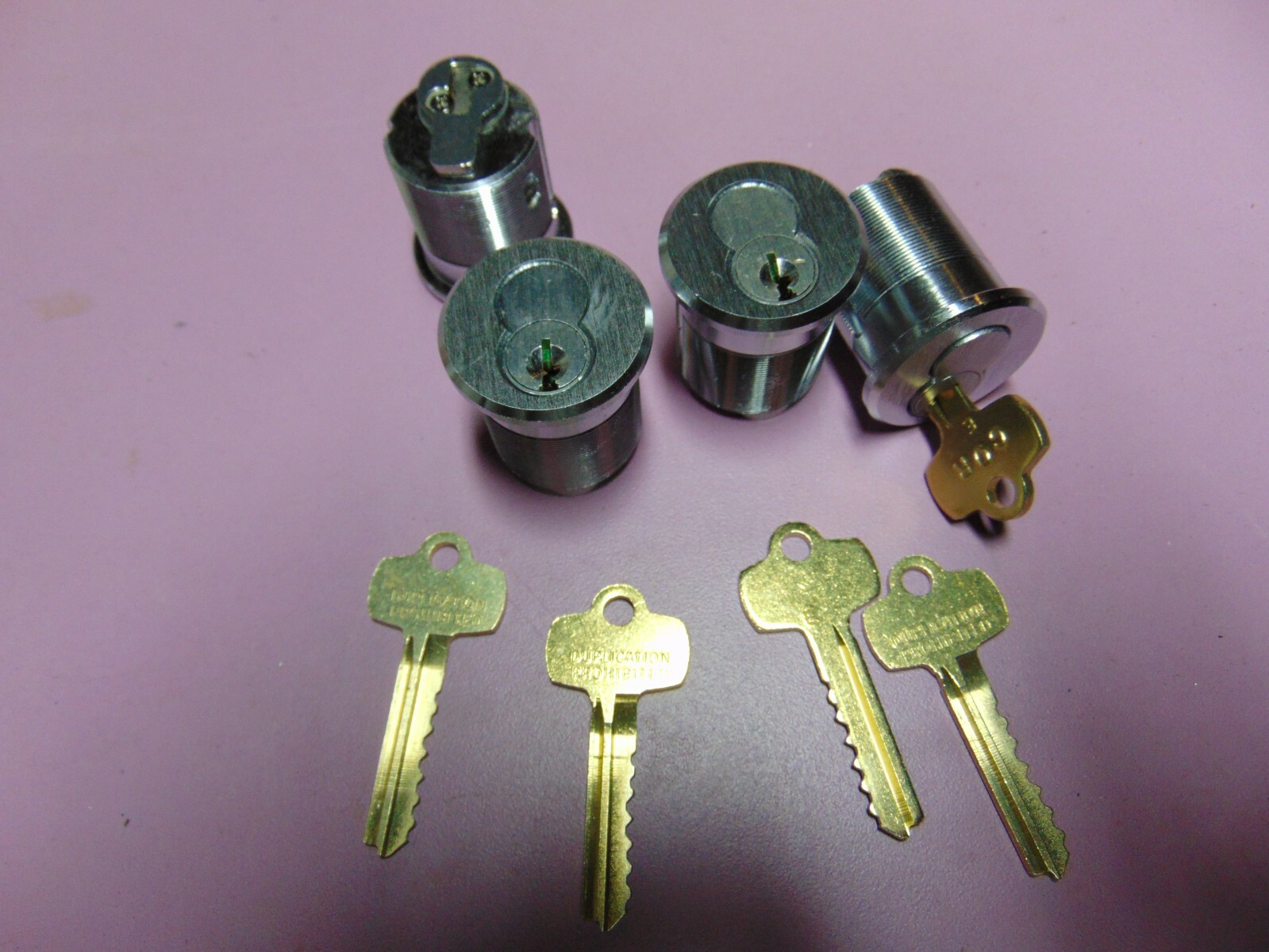 4 BEST LOOK ALIKE MORTISE  LOCKS  WITH 4 KEYS AND 1 CON. KEY      LOCKSMITH