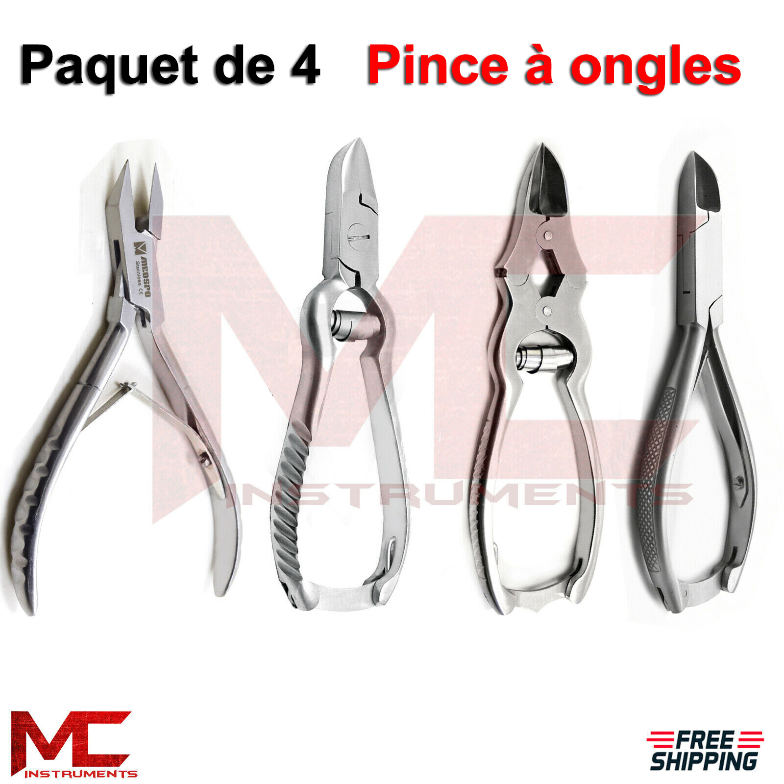 Coupe Ongles épais Orteil Ongle Coupeurs Manucure pédicure Podologie Pinces