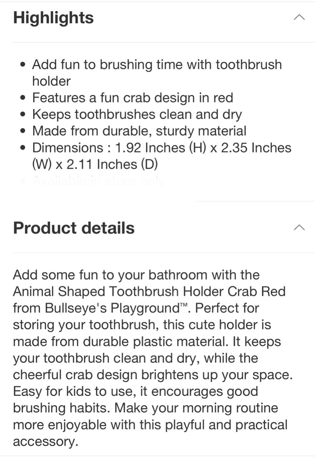 4pc Red Crab Bathroom Set - Soap Dispenser, Bath Caddy, Toothpaste Caddy, Holder