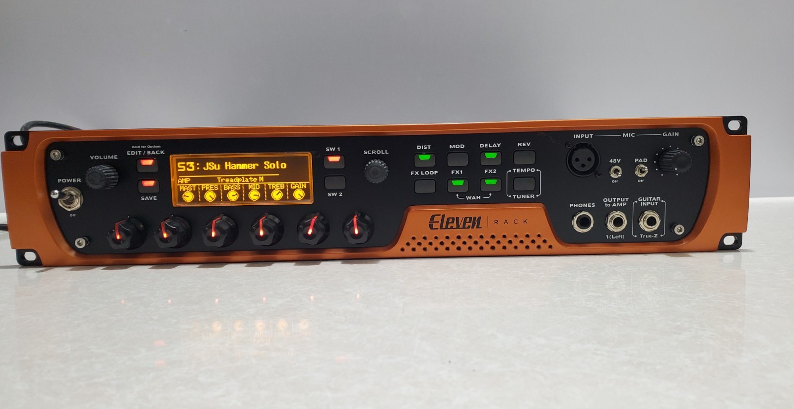 Avid Eleven Rack Multi-Effects Guitar Processor - "Mint Condition"