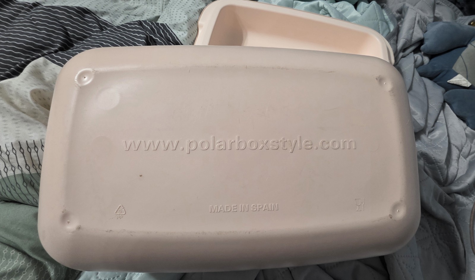 Polarbox 13 qt Pink Portable Plastic Cooler Box Vintage/Retro Solid Pattern