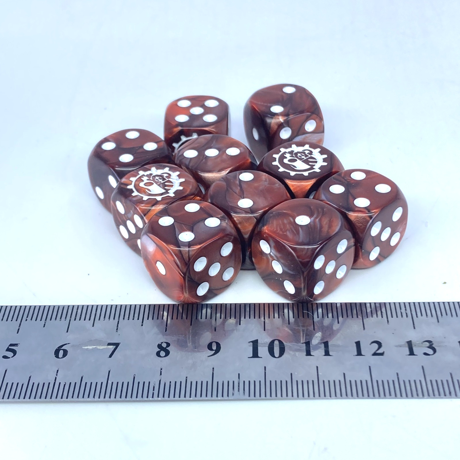Adeptus Mechanicus D6 Dice Set - Warhammer 40k Games Workshop X5423