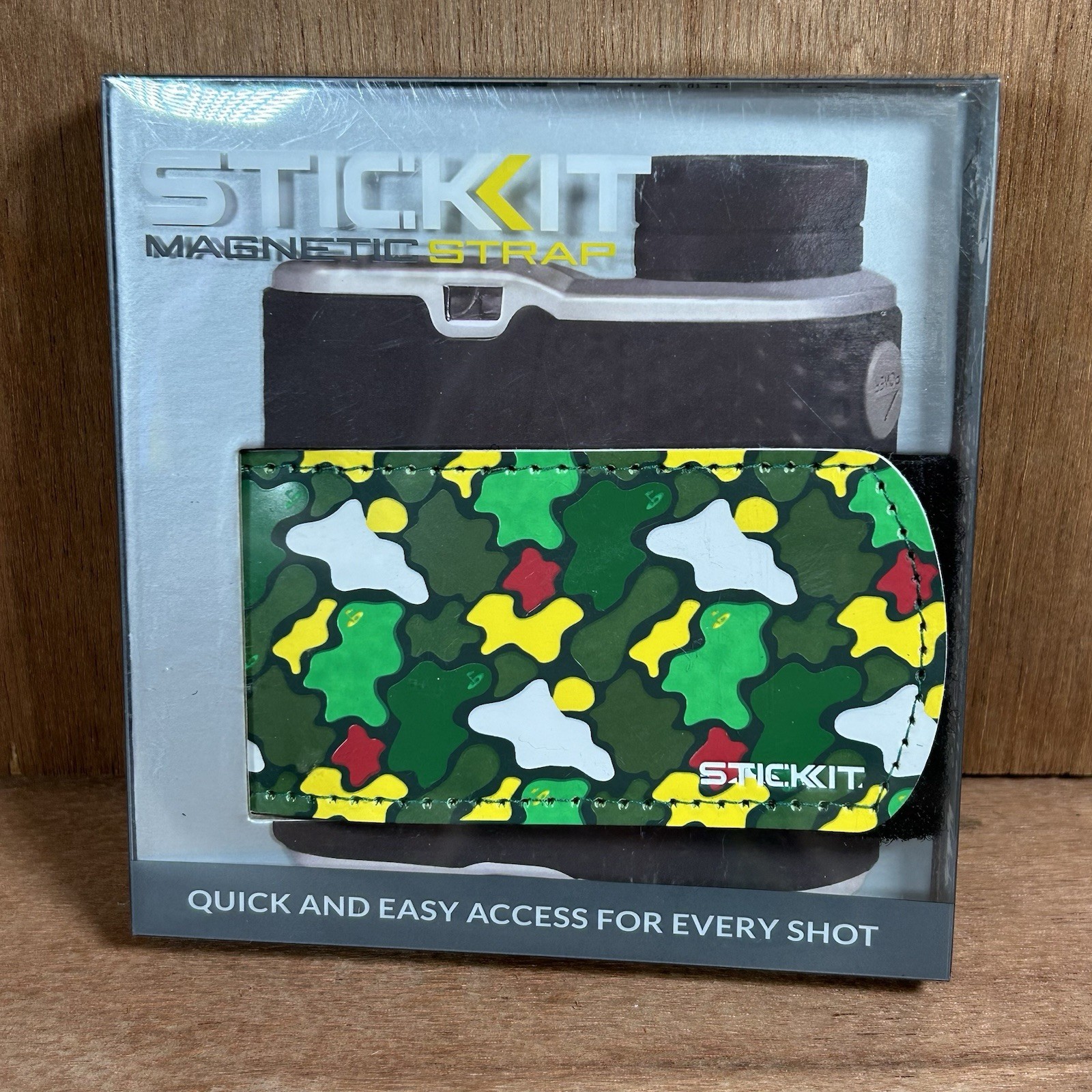 Stickit magnetic Rangefinder Strap Camouflage Quick & Easy Access 4 Every Shot