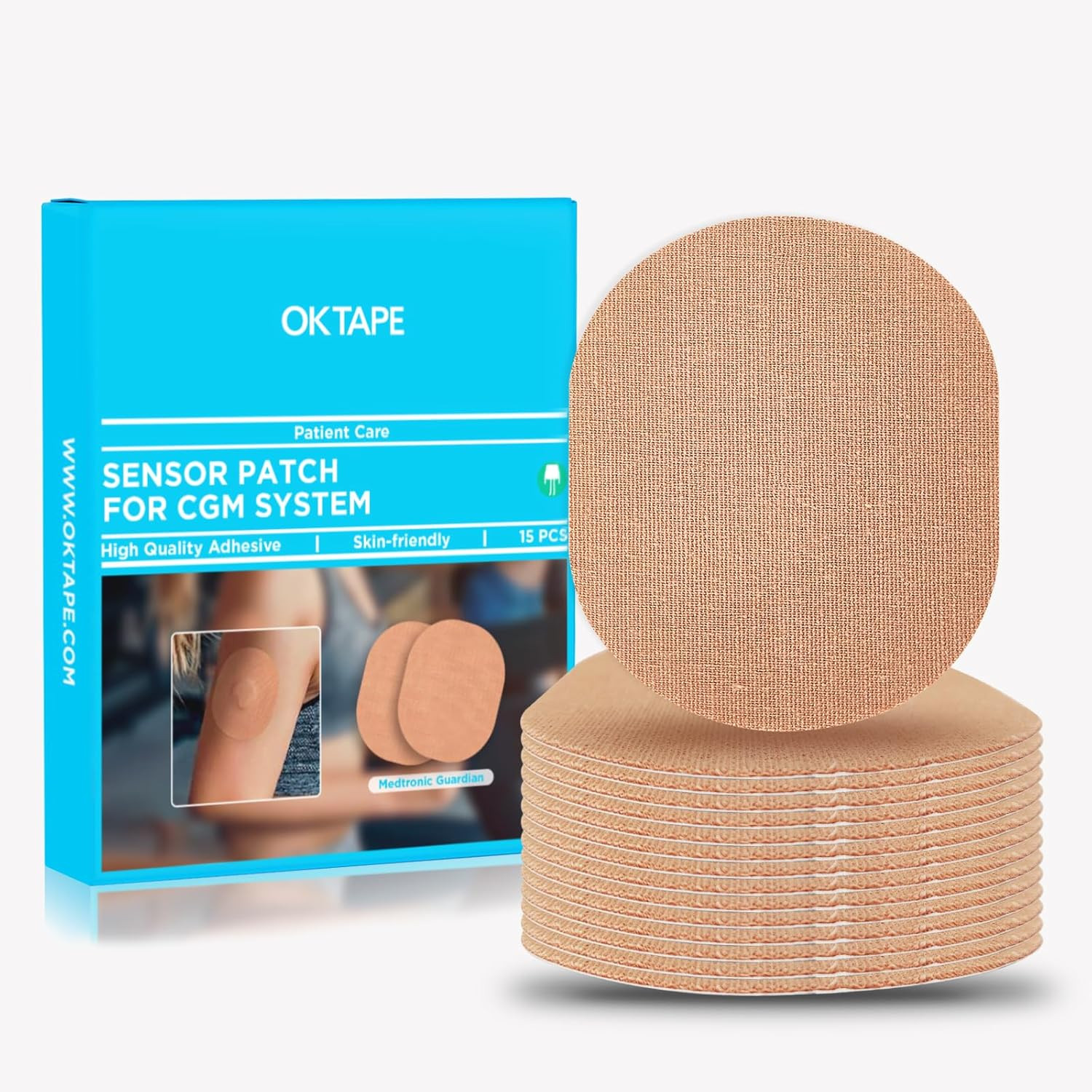Adhesive Patches for MEDTRONIC Guardian and Other Sensor, Waterproof & Sweatproo