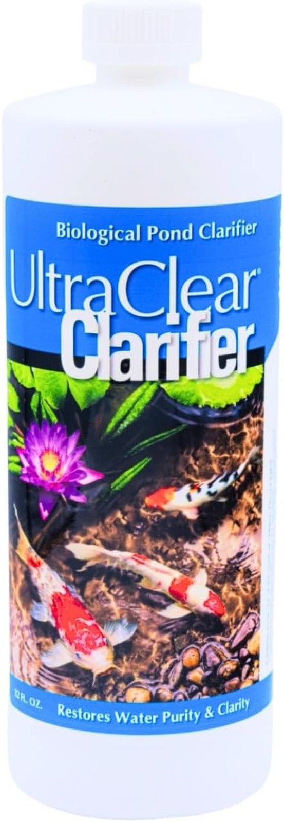 Clarifier (32Oz) – Natural Pond Cleaner with Beneficial Bacteria – Improves Wate