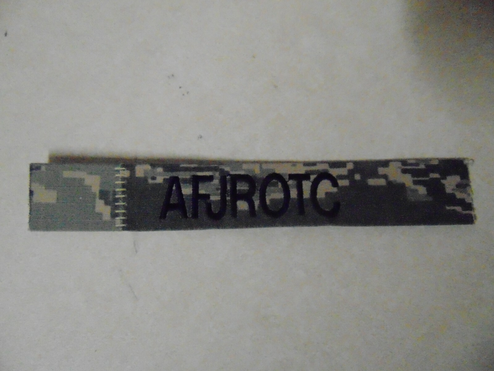 MILITARY PATCH USAF NAME TAPE TAG SEW ON DIGITAL ACU AFJROTC