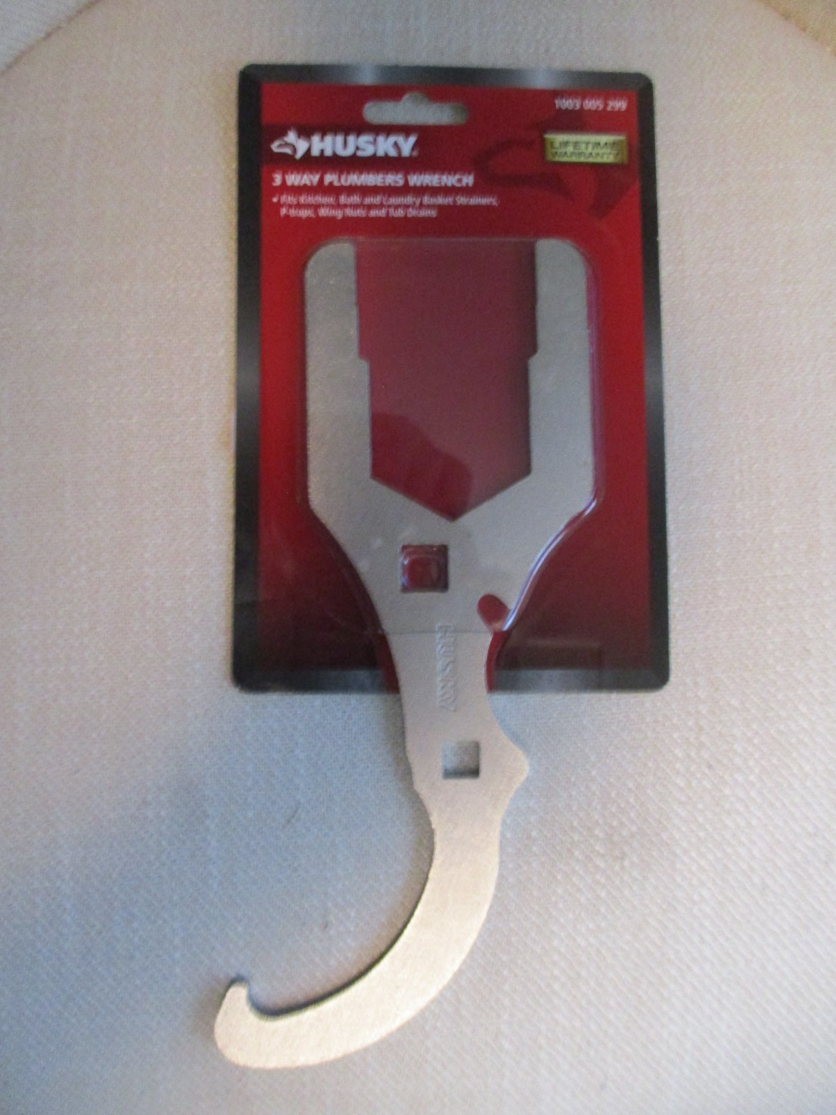 Husky 3-Way Plumbers Wrench 1003 005 299 NEW