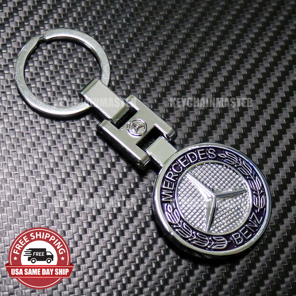 3D Mercedes-Benz AMG Sport 3D Logo Alloy Car Home Keychain Ring Decorate Gift