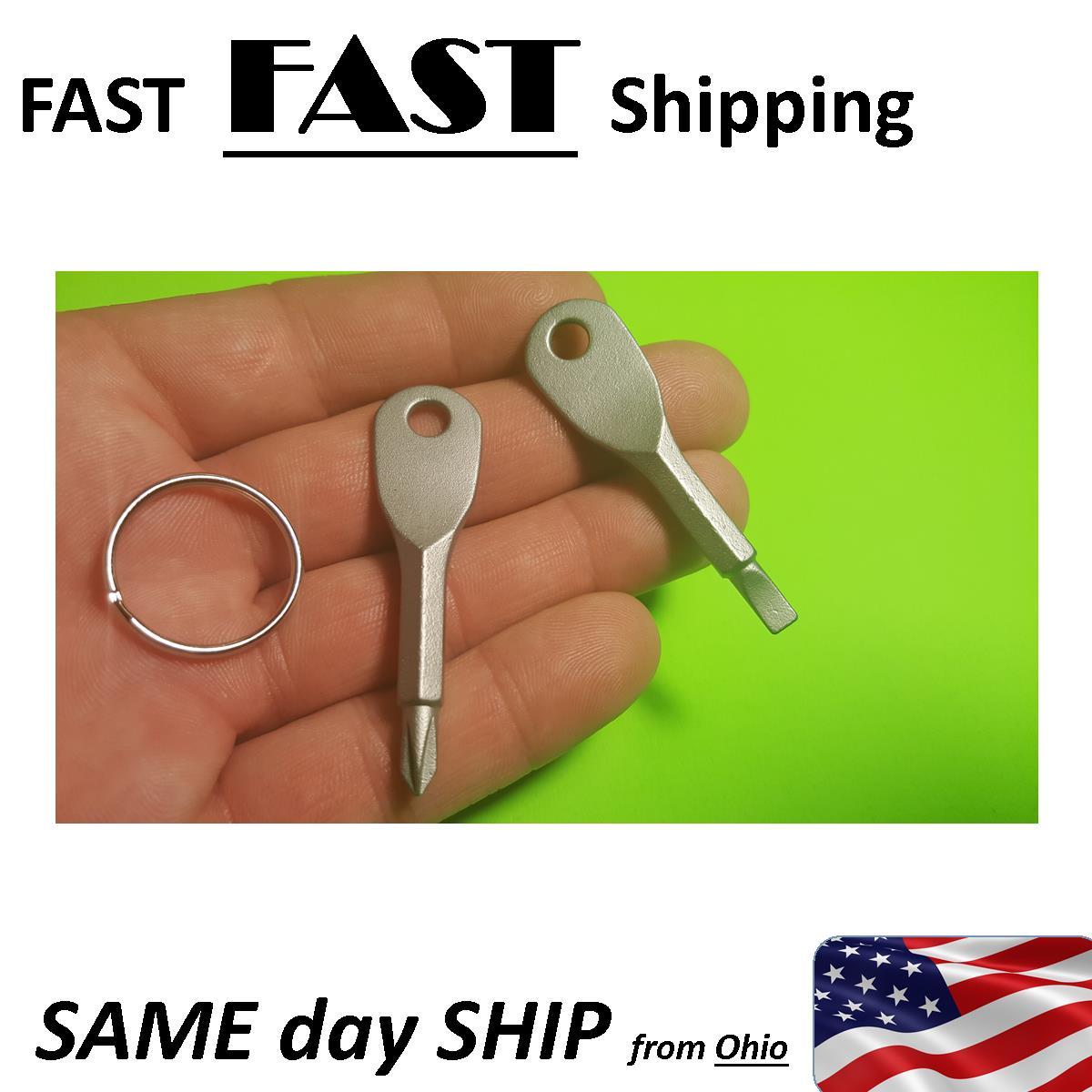 2 SETS ---- key chain screwdriver set -- mini tools