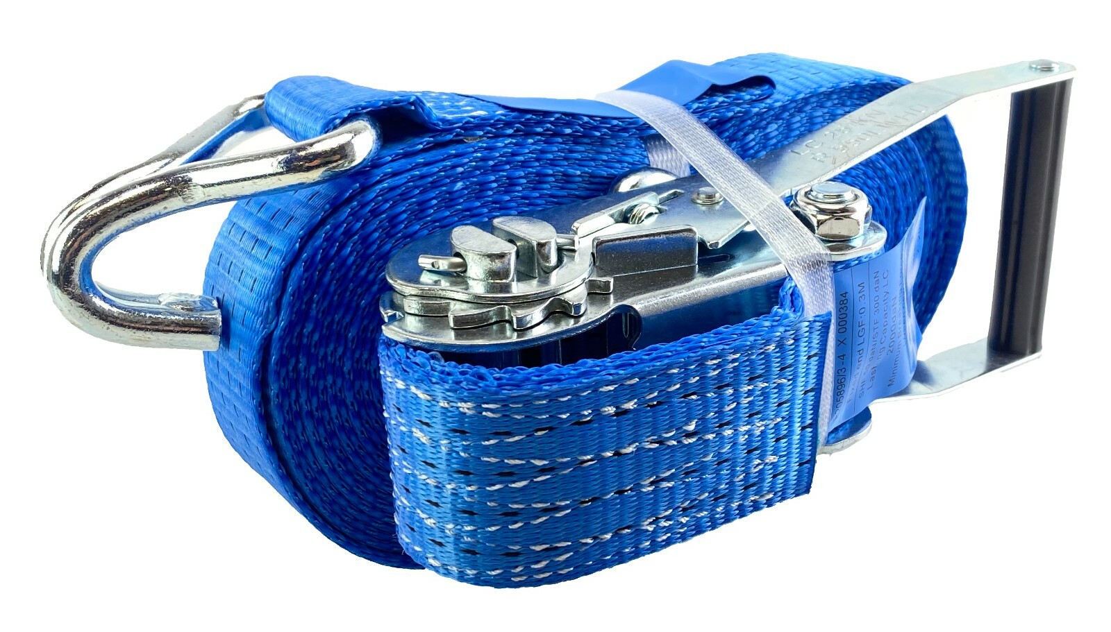 10 x 50mm Ratchet Tie Down Strap 4 Tonne x 4 Metres Lashing Transporter Loading