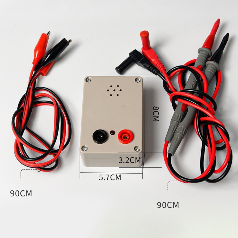 Simplified Wiring Checks 9V Buzzer Continuity Tester with LED Indicator