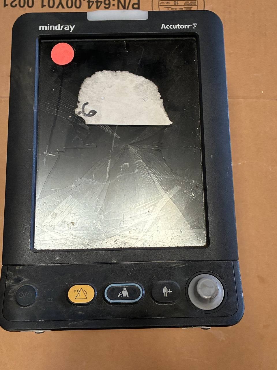Mindray Accutorr 7 Vital Signs Patient Monitor (REF 6103F-PA00109) - For Parts