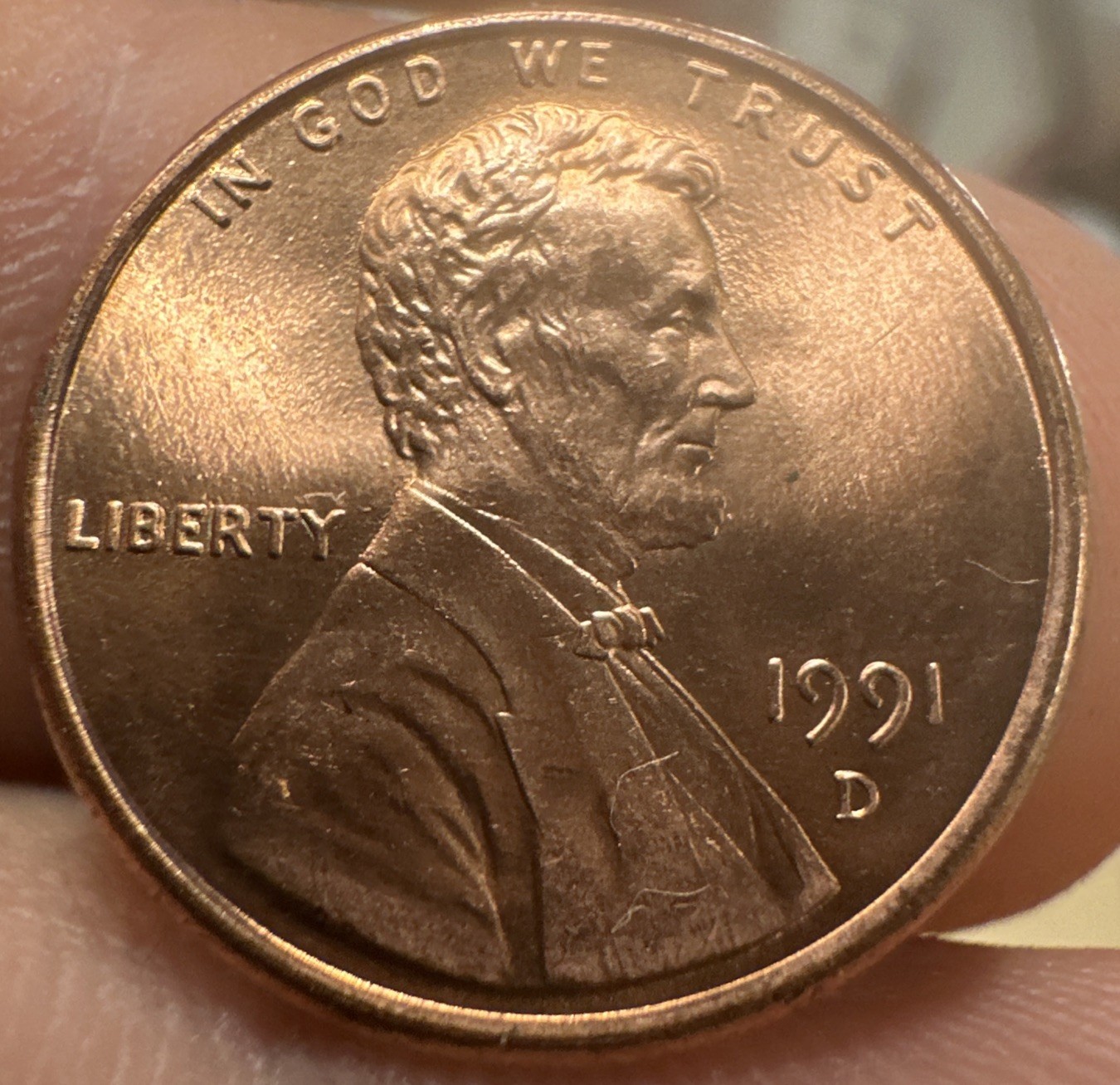1991 D Struckthrough Grease error.  DDR